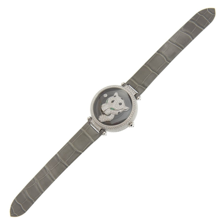 Cartier Panthère Joueuse de  Automatic Diamond Grey Dial Ladies Watch HPI01105