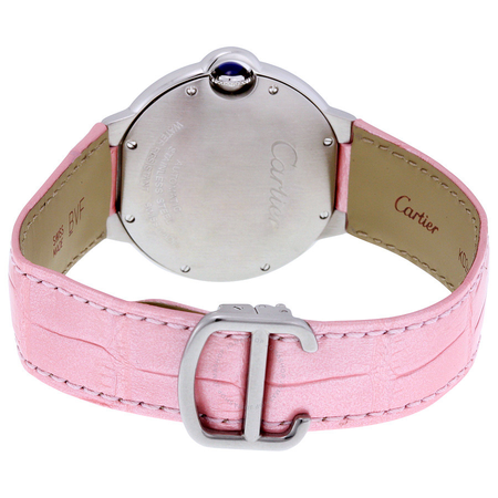 Cartier Ballon Bleu Automatic Pink Dial Ladies Watch WSBB0007