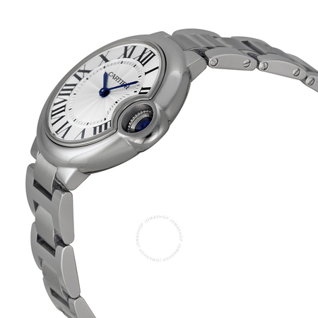Cartier Ballon Bleu Silver Dial Stainless Steel Ladies Watch W6920084