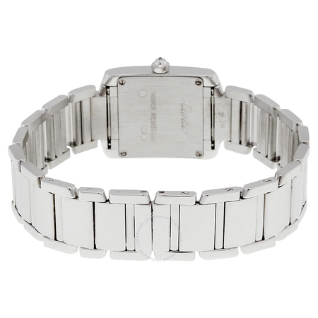Cartier Tank Francaise 18kt White Gold Diamond Ladies Watch WE1002S3