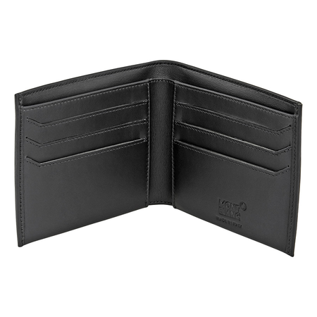 Montblanc Montblack Nightflight Leather 6cc Wallet - Black 118274