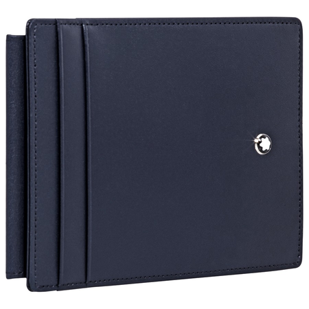 Montblanc Meisterstuck Pocket 4 cc with ID Card Holder- Navy 118311