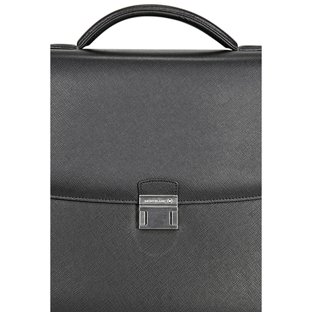 Montblanc Montblanc Sartorial Double Gusset Briefcase- Black 113175