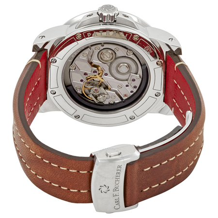 Carl F. Bucherer Patravi Calendar  Automatic Silver Dial Men's Leather Watch 00.10629.08.63.01