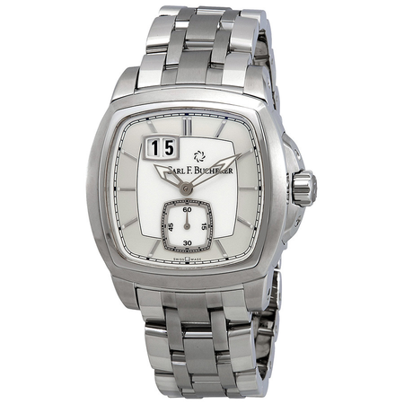 Carl F. Bucherer Patravi EvoTec Automatic Silver Dial Men's BigDate Watch 00.10628.08.23.21