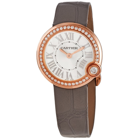 Cartier Ballon Blanc Quartz Silver Dial Watch WJBL0008