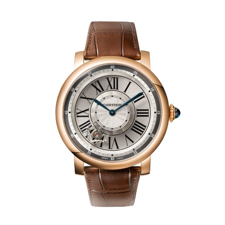 Cartier Rotonde de Cartier Astrotourbillon 18 kt Rose Gold Men's Watch W1556205