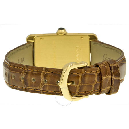 Cartier Tank Americaine 18kt Yellow Gold Ladies Watch W2601556
