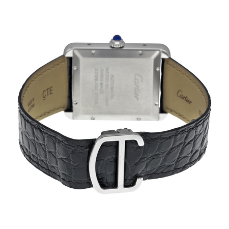 Cartier Tank Solo XL Automatic Silver Dial Men's Watch W5200027