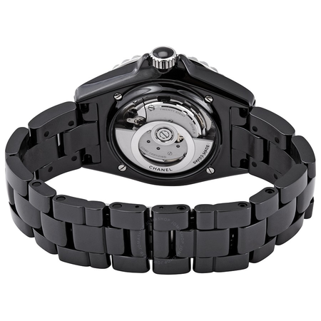 Chanel J12 Automatic Diamond Black Dial Ladies Watch H5702