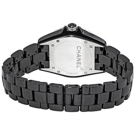 Chanel J12 Black Dial Black Black Ceramic Watch H3109
