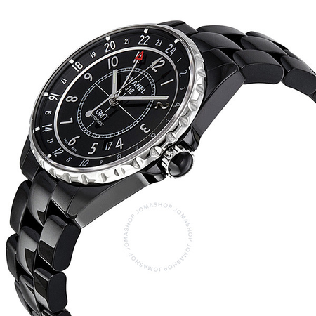 Chanel J12 Automatic GMT Black High-Tech Ceramic Unisex Watch H3102