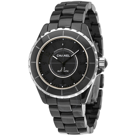 Chanel J12 Black Dial Ceramic Automatic Unisex Watch H3829