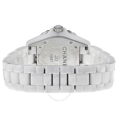 Chanel J12 Automatic GMT White High-Tech Ceramic Ladies Watch H3103