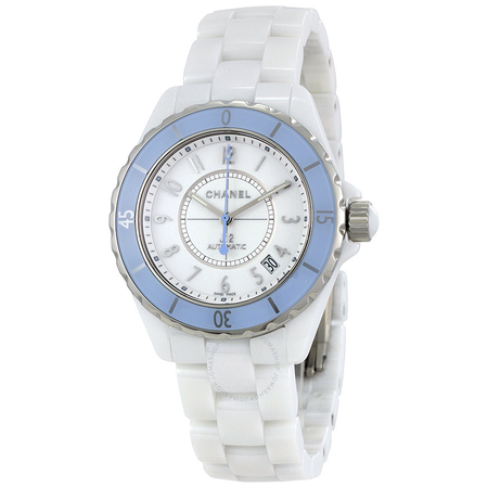 Chanel J12 Soft Blue Automatic Ladies Watch H4341