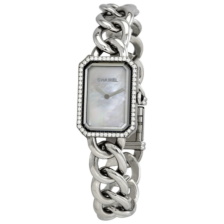 Chanel Premiere White Mother Of Pearl Dial Ladies Watch H3255