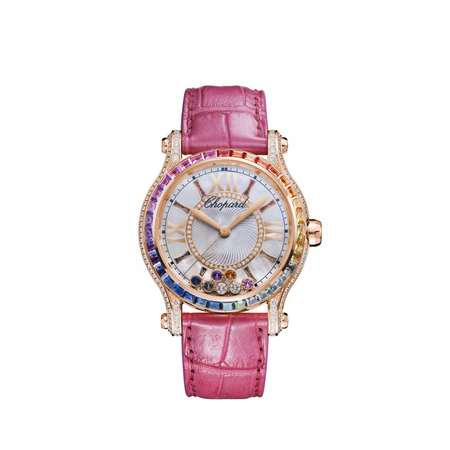 Chopard Happy Sport Mother of Pearl with Diamonds Dial Watch 274891-5007