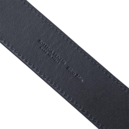 Bottega Veneta Men's Dark Blue Bv Belt Intr Nappa Size 105 CM 482669 V001O 4014