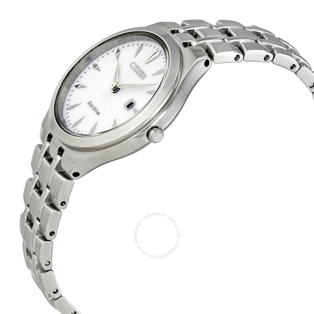 Citizen Corso Eco-Drive Silver Dial Stainless Steel Ladies Watch EW2490-55A