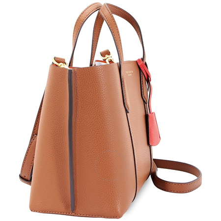 Tory Burch Perry Small Triple-Compartment Tote- Light Umber 56249-905