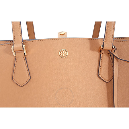Tory Burch Robinson Textured Leather Tote- Cardamom 53063-900