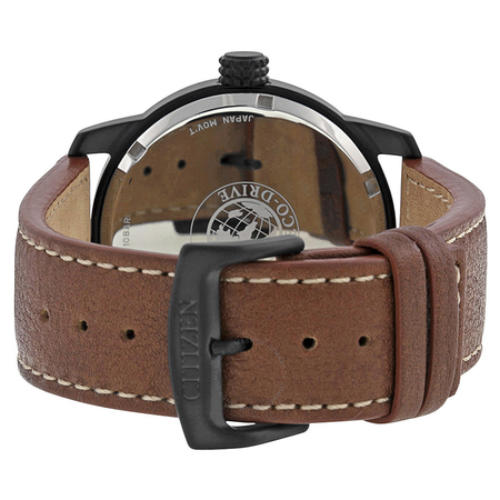 Citizen Eco Drive Black Dial Brown Leather Men's Watch BM8475-26E