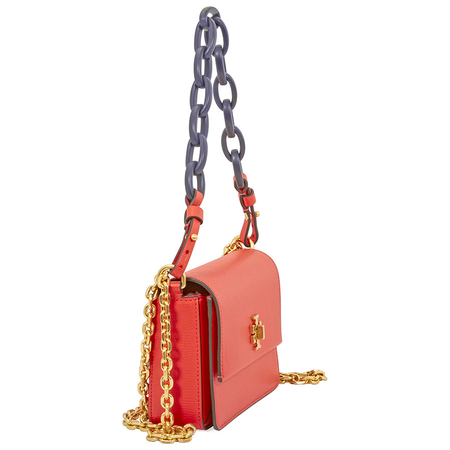 Tory Burch Kira Mini Shoulder Bag - Poppy Red/Navy 45307-614