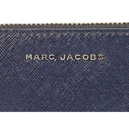 Marc Jacobs Saffiano Leather Wallet- Navy Blue M0012602-410