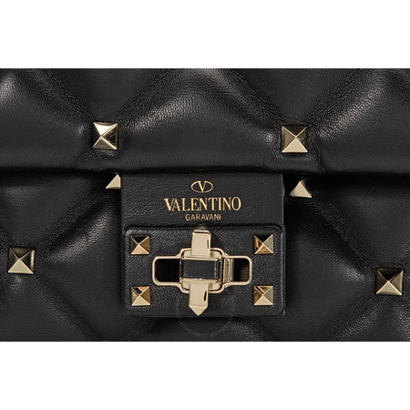 Valentino Small Candystud Crossbody Bag- Black RW2B0C72NAP-0NO