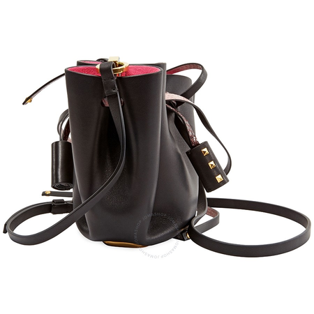 Valentino Small VLOGO Ayers Bucket Bag- Black RW0B0E18ZMD/E 0NO