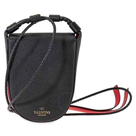 Valentino Small Vring Crossbody Bag- Black RW0B0D91UUN/E 0NO