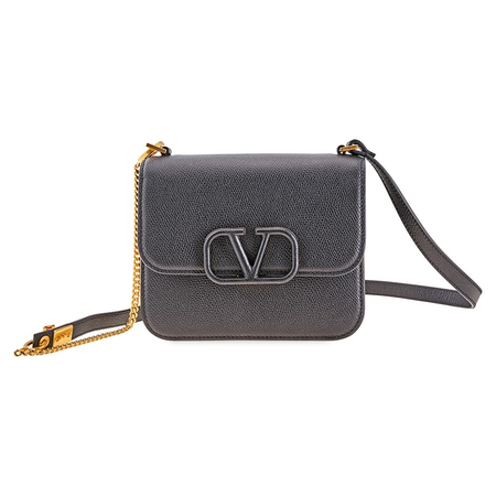 Valentino Small VSLING Shoulder Bag- Black SW0B0F01RQR 0NO