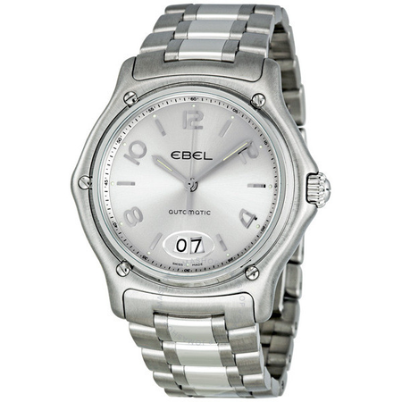 Ebel 1911 Stainless Steel Silver Automatic Men's Watch 9125250-16567
