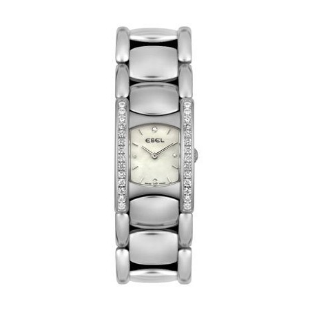 Ebel Beluga Manchette Mother Of Pearl Dial Stainless Steel Ladies Quartz Watch 9057A28-981050