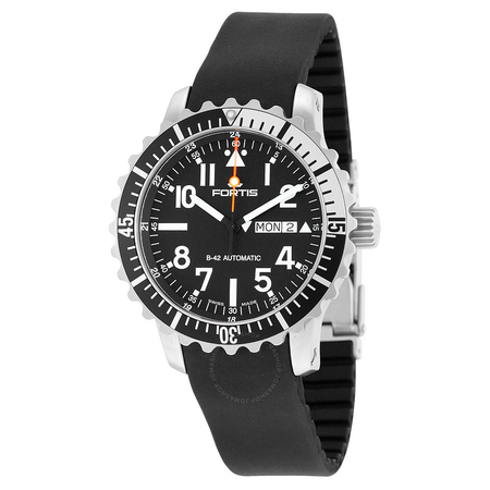 Fortis Aquatis Marinemaster Automatic Black Dial Men's Watch 670.17.41 K