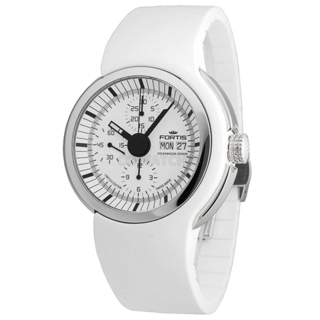 Fortis Spaceleader White Dial Automatic Men's Watch 661.20.32 Si.02