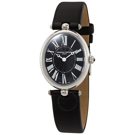 Frederique Constant Art Deco Black Mother of Pearl Dial Ladies Watch FC-200MPB2V6