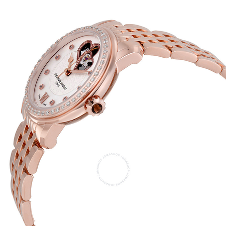 Frederique Constant World Heart Federation Mother of Pearl Diamond Ladies Watch FC-310WHF2PD4B3