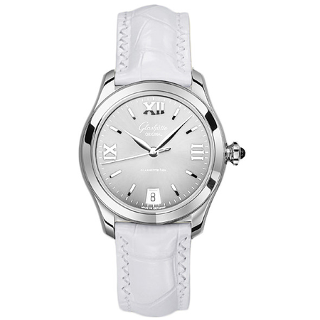 Glashutte Serenade Silver Dial Ladies Watch 39-22-02-02-04