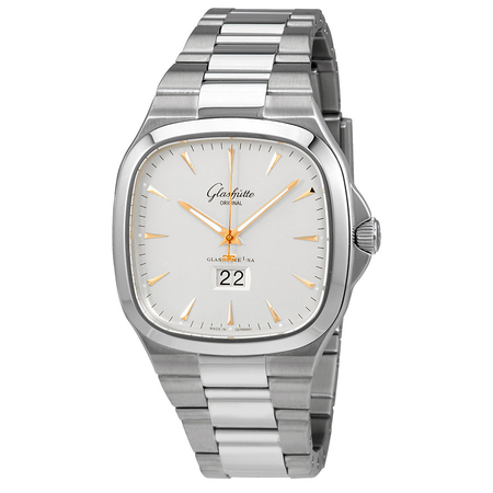 Glashutte Seventies Silver Dial Automatic Men's Watch 39-47-11-12-14