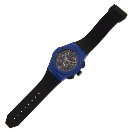 Hublot Aerofusion Chronograph Orlinski Blue Ceramic Automatic Men's Watch 525.EX.0179.RX.ORL18
