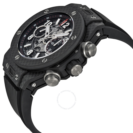 Hublot Big Bang Unico Carbon Automatic Skeletal Dial Men's Watch 411.QX.1170.RX