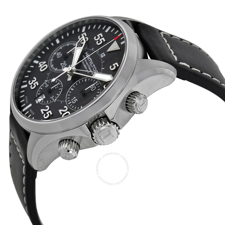 Hamilton Khaki Aviation Pilot Auto Chrono Watch H64666735 H64666735