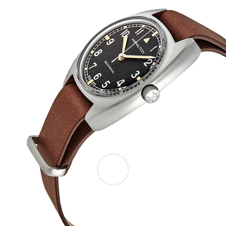 Hamilton Khaki Pilot Pioneer Hand Wind Black Dial Men's Watch H76419531