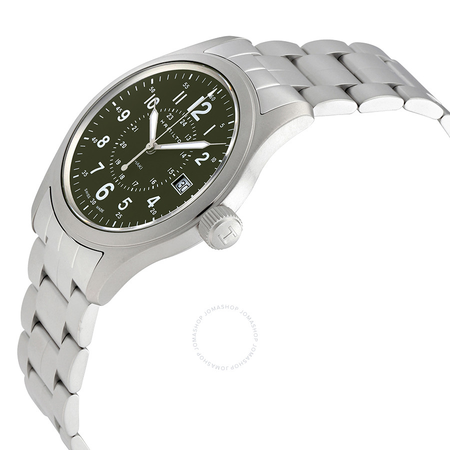 Hamilton Khaki Field Olive Green Dial Men's Watch H68201163