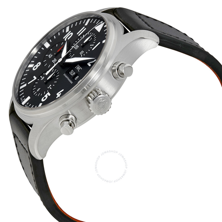 IWC IWC Pilot Black Automatic Chronograph Men's Watch IW377709