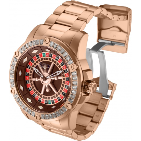 Invicta Specialty Casino Automatic Crystal Red Dial Men's Watch 28714
