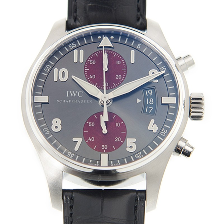 IWC Pilot Spitfire Silver Dial Chronograph Dial Automatic Men's Watch IW387810