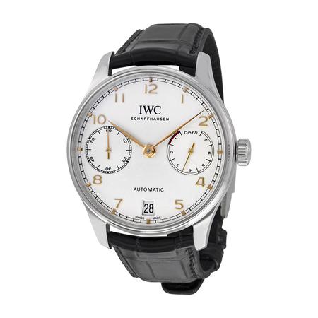 IWC Portugieser Automatic Silver Dial Men's Watch IW500704