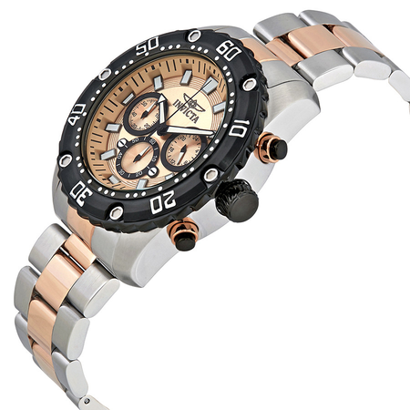 Invicta Pro Diver Chronograph Rose Dial Men's Watch 22520